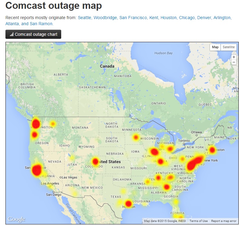 Power Outage Map Usa - World Of Light Map