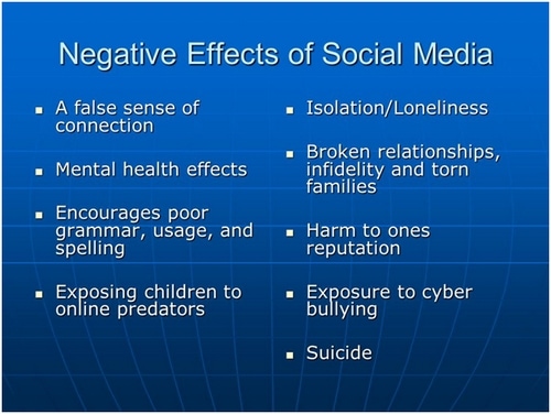 Causes And Effects Of Social Media Addiction