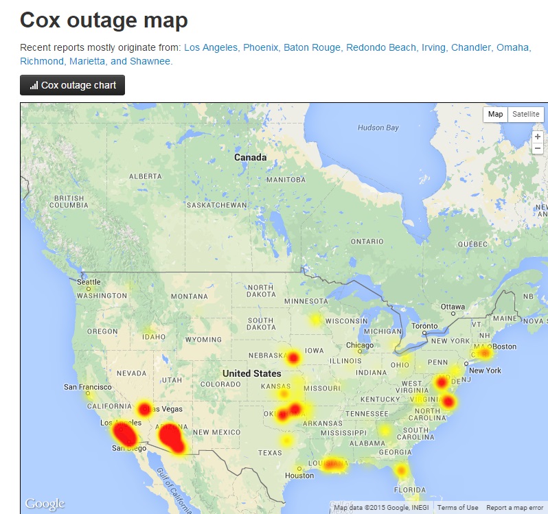 Cox Internet Outage Message - Cox Internet Troubleshooting - Lanza AV