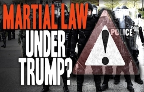 will trump call martial law